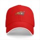 Black Baseball Cap with Sleeping Sloth Workout Graphic