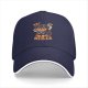 Black Baseball Cap With Cute Rottweiler Puppy Graphic Print