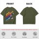 Studio Ghibli Characters Rainbow Stripe Graphic T-Shirt