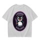 Olive t-shirt with angry penguin holding knife and I Choose Violence print
