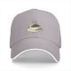 Black Baseball Cap With Coffee Cup And Cookies Graphic