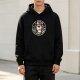 Certified Cute and Cuddly Penguin Graphic Black Hoodie