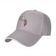Black Baseball Cap With I'm A Little Chili Cartoon Pepper Design