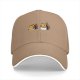 Black Baseball Cap With Cute Sushi Cat Graphic Prints