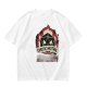 Chaotic Neutral D20 Fire Graphic T-Shirt For Tabletop RPG Fans
