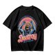 Olive t-shirt with Skeletor 'Feeling Good Today I Might Choose To Destroy The Universe' print