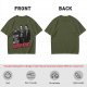 Born To Watch Horror Movies Halloween Themed Graphic T-Shirt