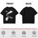 Olive T-Shirt with Paper Airplane Star Wars Inspired Print