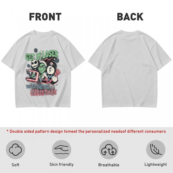 Get In Loser We're Saving Christmas Holiday T-Shirt