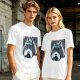Olive T-shirt with My Neighbor Totoro Rain Scene Print