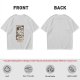 Olive T-Shirt with The Fool Tarot Card Anime Print