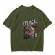 Critical Hit Dragon D20 DnD Themed Graphic T-Shirt