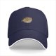 Black Baseball Cap With Ramen Bowl Graphic Design