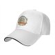 Black Baseball Cap With Totoro Floral Branch Art Print