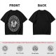 Olive T-Shirt with Vampire Roommates Names Presidential Seal Print