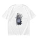 Olive Green T-Shirt With Totoro In Grass Graphic Print