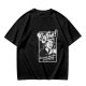 Olive T-Shirt with Retro Coffee Murder Pun Graphic