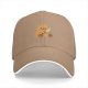 Black Baseball Cap With Cute Duck Holding Knife Graphic