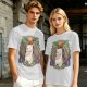 King Moogle Graphic Olive Green T-Shirt