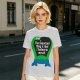 Olive T-Shirt With Dinosaur Graphic And Self Belief Text