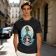 One Piece Brook Playing Violin on Laboon Whale Moon T-Shirt Print