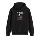 Black hoodie with a grim reaper working from home graphic
