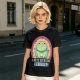 Olive T-Shirt With Grumpy Frog 'I Hate Everyone Equally' Print