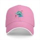Black Baseball Cap With Anime Silhouette Sunset Art Print