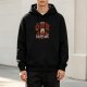 Black hoodie with coffee solves everything cute bear graphic
