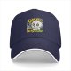 Black baseball cap with OMG Oh My Guac! sugar skull graphic