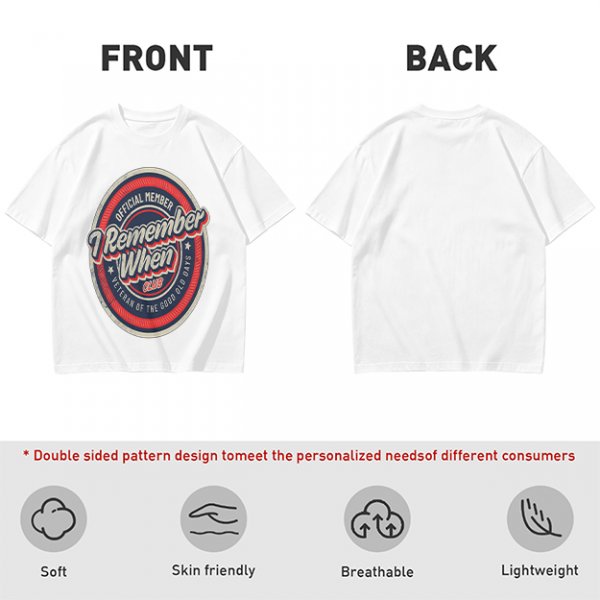I Remember When Club Official Member Veteran T-Shirt