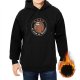 Black Hoodie With Sloth As Slow As Possible Print Design