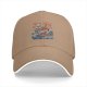 Black Baseball Cap with Japanese Ramen Wave Art Print