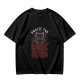 Olive t-shirt with 'Praise the Dark Lord' and dark cat graphic