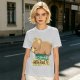 Olive t-shirt with sleeping bear and 'I accidentally hibernate' text