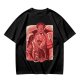 One Piece Shanks Graphic Print Olive T-Shirt