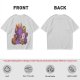 Olive T-Shirt with Cute Sleeping Purple Dragon and Treasure Artwork