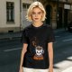 Olive Green T-Shirt With Cute Coffee Cup Graphic and Problem Solution Text