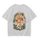 Olive T-shirt with Princess Mononoke Forest Spirit Art Print