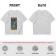 Olive T-Shirt with Psychedelic Time and Space Meltdown Tardis Art