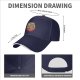 Black Baseball Cap With Ramen Bowl Graphic And I'm Stuck Text
