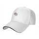 Black Baseball Cap With Pink Lip Print Design