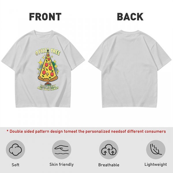 O Pizza Tree How Tasty Are Your Slices Funny Graphic T-Shirt