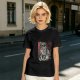Olive T-Shirt with Cool Sunglass Wearing Tabby Cat Graphic