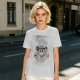 Olive t-shirt with alien cowboy howdy earthlings graphic
