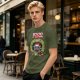 Food is the only Christmas grumpy cat wreath graphic tee