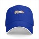 Black baseball cap with a lazy sleeping unicorn graphic