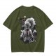 One Piece Luffy Gear 5 Graphic Olive T-Shirt