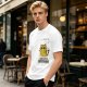 Olive Graphic T-Shirt With Sarcasm Cat Print