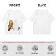 Olive T-Shirt With Cartoon Running Hamburger Character Print